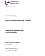 3D printing van reserveonderdelen