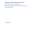 Samenvatting colleges Bio-elektronica