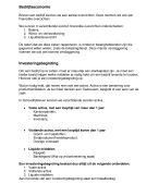 Samenvatting Bedrijfseconomie 1A