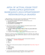 A PACKAGE DEAL FOR ALL APEA EXAMS|ALL GRADED A++