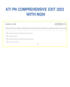 ATI PN COMPREHENSIVE EXIT 2023 WITH NGN 