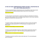 ATI RN VATI NGN COMPREHENSIVE PREDICTOR REAL 2019UPDATED ON 2023 JUNE FORMC(Q&A)GRADED A  