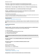 Bedrijfseconomie 1B samenvatting