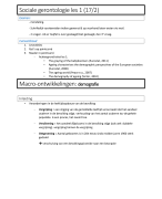 sociale gerontologie