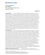 Business Law: take-home exam
