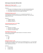 WFT Basis Oefentoets 2016 (25 vragen+Antwoorden)