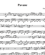 Pavane voor Bes instrumenten