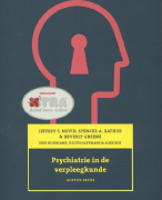 Psychiatrie in de verpleegkunde Samenvatting 