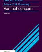 Van het concern Samenvatting 