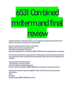 2023 6531 Combined  midterm and final  review