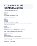 CCMA NHA EXAM GRADED A (2023)