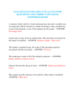 IAAO 102 EXAM 2023-2024 ACTUAL EXAM 200 QUESTIONS AND CORRECT DETAILED ANSWERS|AGRADE 