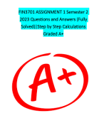 FAC 1601 Assignment 1 Semester 2 2023 | Financial Accounting and Reporting | (Quality Answers)