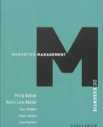 Marketingmanagement Samenvatting 