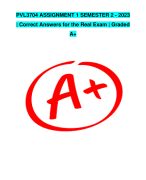 ADL2601 Assignment 1 Semester 2 2023 (Both Versions) | Unique no. 622623 | Questions and 100% Correct Answers | Graded A+