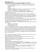 Historische context: De Republiek der zeven verenigde Nederlanden