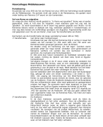 Middeleeuwen - notities hoorcolleges