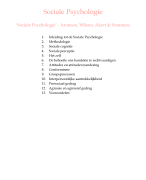 SOCIALE PSYCHOLOGIE PB0012, Open Universiteit, beknopte samenvatting 'Sociale Psychologie' van Aronson, Wilson, Akert en Sommers