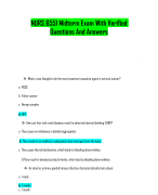 NURS 6551 Midterm Exam With Verified Questions And Answers