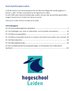Samenvatting hoorcolleges BAS 3 Schoudergordel (Hogeschool Leiden) 