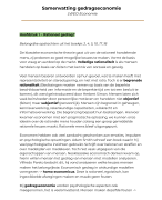 Samenvatting LWEO Gedragseconomie H1 + H2