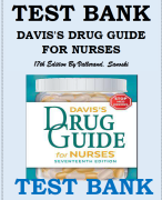 Davis’s Drug Guide for Nurses, 17 Edition Vallerand. Sanoski Test Bank