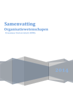 Reframing Organizations samenvatting (in NL)