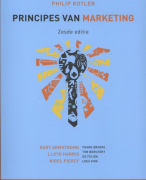 Samenvatting Principes van Marketing Kotler