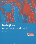 Bedrijf en internationaal recht Samenvatting 
