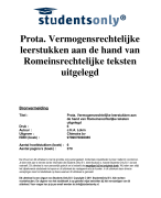 Prota Samenvatting 