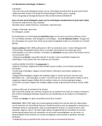 Theoretische Criminologie - probleem 1 t/m 8