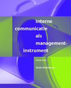 Interne communicatie als managementinstrument Samenvatting 