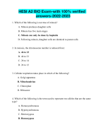 HESI -EXIT-RN- REAL EXAM-2023-2024V3. 160 QUESTIONS- AND ANSWERS BEST RATED AND GUARANTEED SUCCESS.