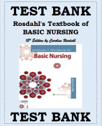 TEST BANK FOR BASIC NURSING- THINKING, DOING, AND CARING 2ND EDITION BY LESLIE S. TREAS