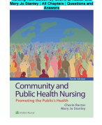 Test Bank for Community and Public Health Nursing 10th Edition by Cherie L. Rector and Mary Jo Stanley | All Chapters | Questions and Answers