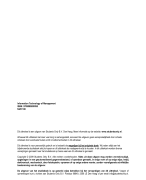 Information Technology for Management Samenvatting 