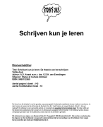 Schrijven kun je leren Samenvatting 