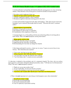 HESI MENTAL HEALTH RN V1-V3 2023-2024 TEST BANK. 