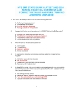 ESSENTIALS OF MATERNITY NEWBORN AND WOMEN’S HEALTH NURSING 5TH EDITION TEST BANK WITH ANSWER KEY AT THE END OF EACH CHAPTER.