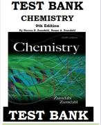 CHEMISTRY 9TH EDITION TEST BANK BY STEVEN S. ZUMDAHL, SUSAN A. ZUMDAHL  Zumdahl: Chemistry 9th Edition Test Bank 