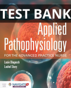 Test Bank Applied Pathophysiology for the Advanced Practice Nurse 1st Edition Test Bank - All Chapters |A+ ULTIMATE GUIDE  2022