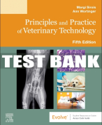Test Bank For Principles and Practice of Veterinary Technology, 5th - 2024 All Chapters