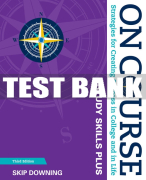 Test Bank For On Course Study Skills Plus Edition - 3rd - 2017 All Chapters