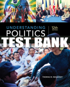 Test Bank For Understanding Politics: Ideas, Institutions, and Issues - 12th - 2017 All Chapters