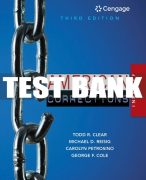 Test Bank For American Corrections in Brief - 3rd - 2017 All Chapters