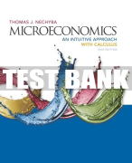 Test Bank For Microeconomics: An Intuitive Approach with Calculus - 2nd - 2017 All Chapters
