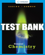 Test Bank For General Chemistry - 11th - 2017 All Chapters