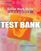 Test Bank For The Social Work Skills Workbook - 8th - 2017 All Chapters