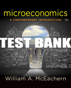 Microeconomics: A Contemporary Introduction - 11th - 2017