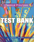 Test Bank For Chemical Principles - 8th - 2017 All Chapters